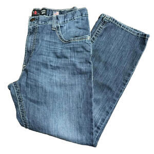Ariat FR M4 Relax Boot Cut Jeans Men’s Size 40x32 Blue CAT2 Denim Stretch